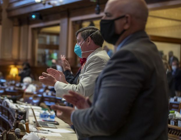PHOTOS: Georgia lawmakers return to Capitol after coronavirus
