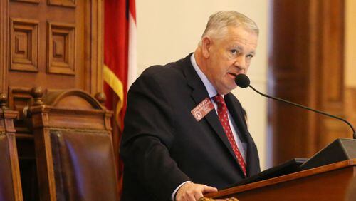 House Speaker David Ralston, seen here on the last day of this year’s legislative session, denies that he abused legislative leave to delay cases for clients of his private law practice. EMILY HANEY / emily.haney@ajc.com