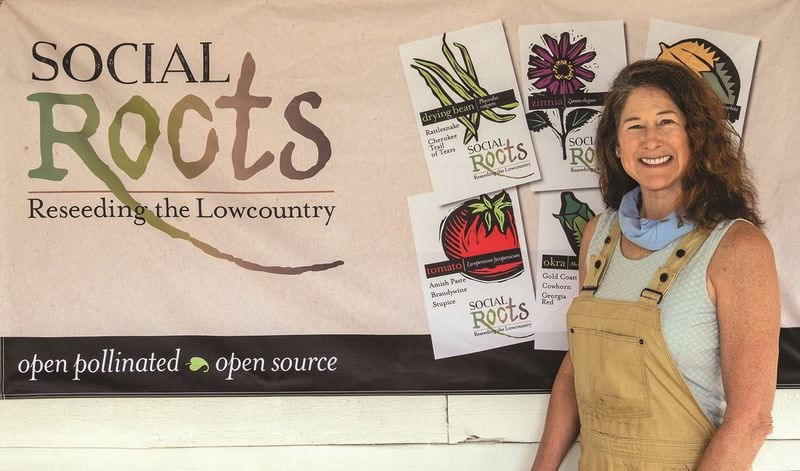Organic gardener Sarah Ross has been farming for decades. She founded Social Roots, a nonprofit that grows heirloom vegetable and flower seeds, then makes them available, free-of-charge, to gardeners, chefs, schools and others. CONTRIBUTED BY BILL DURRENCE