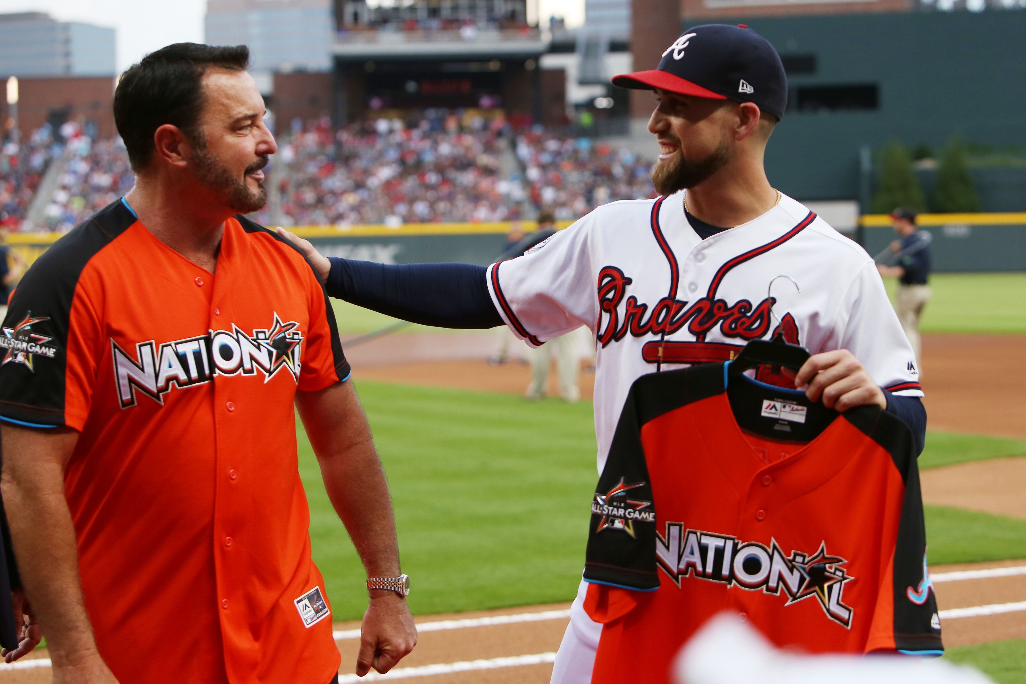 Photos: Ender Inciarte gets All-Star jersey, hits homer in Braves