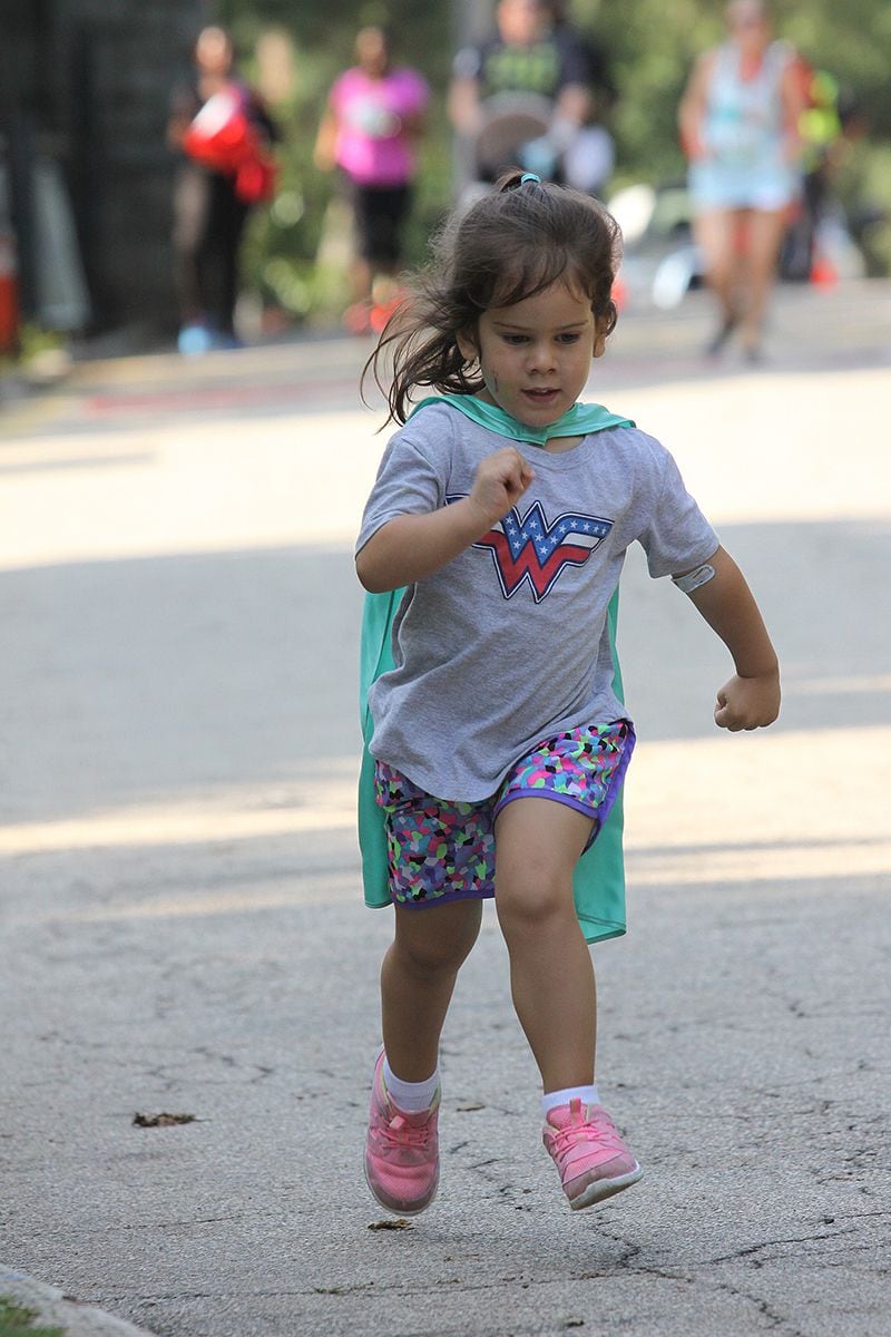 Children’s Healthcare of Atlanta is hosting its 10th annual Strong4Life Superhero Sprint 5K and 1 mile fun run  June 4 in Piedmont Park. All proceeds will benefit Children’s Strong4Life program, which helps Georgia families raise healthy, safe, resilient kids.
Photo courtesy of Children's Healthcare of Atlanta
