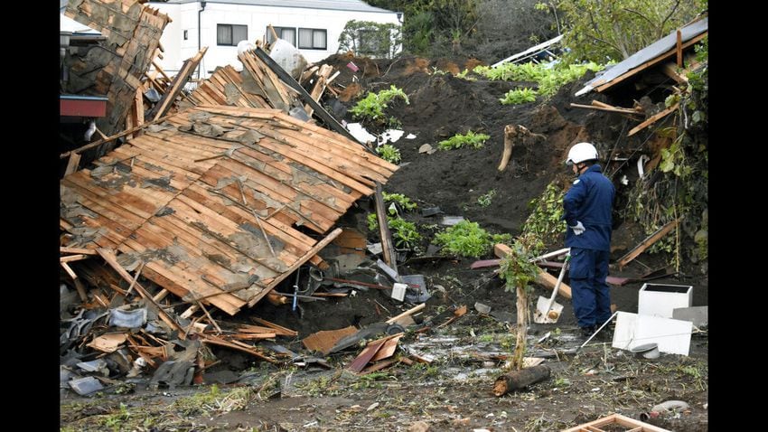 PHOTOS: Typhoon Hagibis lashes Japan