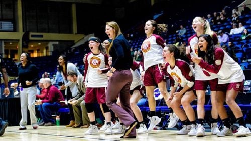 Holy Innocents' girls head coach Nichole Dixon led the Bears to the Class A Private state title.