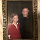 Naomi Shavin mailed a letter to Supreme Court Justice Ruth Bader Ginsburg at age 5 and later met her role model in her chambers in 2003. (Handout)