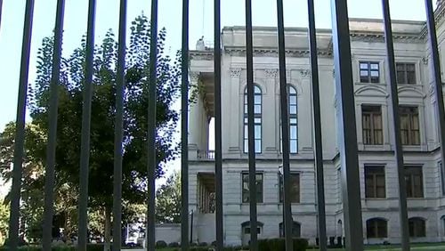 A sample of proposed fencing at the state Capitol/WSB-TV
