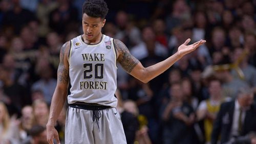 The Atlanta Hawks will select Wake Forest's John Collins with the 19th pick, according to Gary Parrish's latest mock draft for CBS.  (Photo by Grant Halverson/Getty Images)