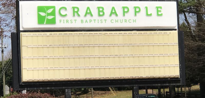 Crabapple First Baptist Church in North Fulton issued a statement condemning actions of suspected spa shooter Robert Aaron Long.