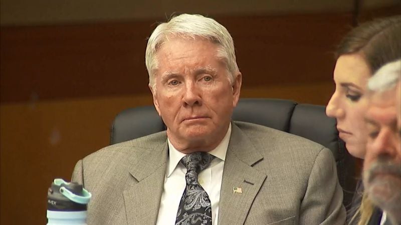 Tex McIver listens during his murder trial on March 30, 2018 at the Fulton County Courthouse. (Channel 2 Action News)