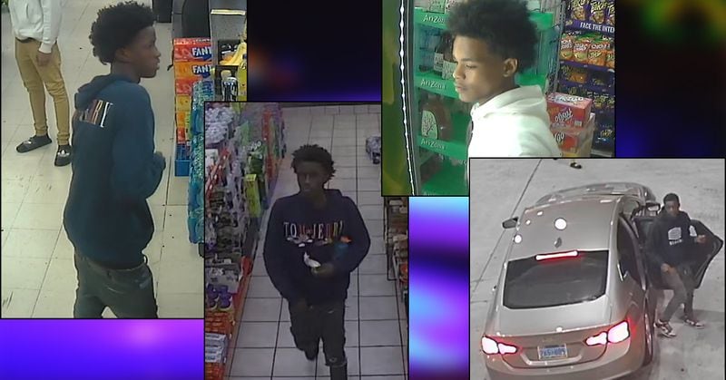 Atlanta police released photos of multiple suspects linked to the fatal shooting of Sha'Darrian Jacobs on Aug. 28.