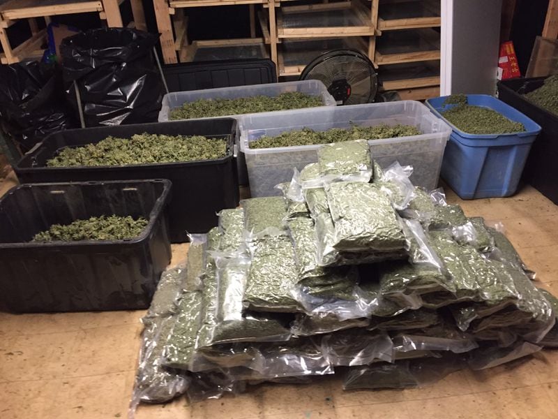 The street value of the product seized is estimated at about $18 million, authorities said. (Appalachian Regional Drug Enforcement agent Mitchell Posey)
