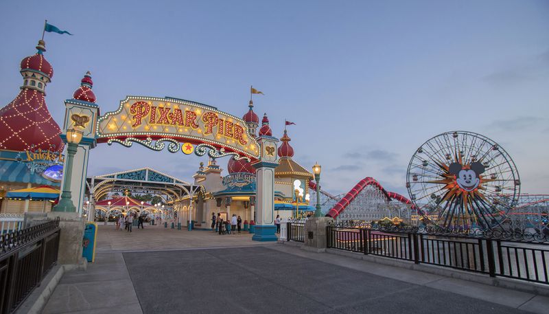 Pixar Pier opened in June at the Disney California Adventure Park, part of Disneyland Resort in Anaheim, Calif. CONTRIBUTED BY JOSHUA SUDOCK / DISNEYLAND RESORT