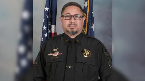 Spalding County Sheriff Darrell Dix described Sgt. Marc McIntyre as a deputy who led by example. McIntyre was fatally shot while responding to a domestic incident Friday.