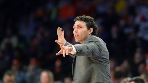 Josh Pastner is in his second year as Georgia Tech’s basketball coach. Accused of sexual assault, he says he is the victim of an extortion scheme. AJC FILE