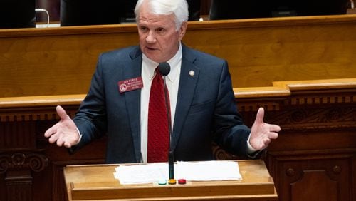 Georgia House Speaker John Burns (R-Newington) has disclosed which issues are priority for him during this Legislative session. (Ben Gray for the Atlanta Journal-Constitution)