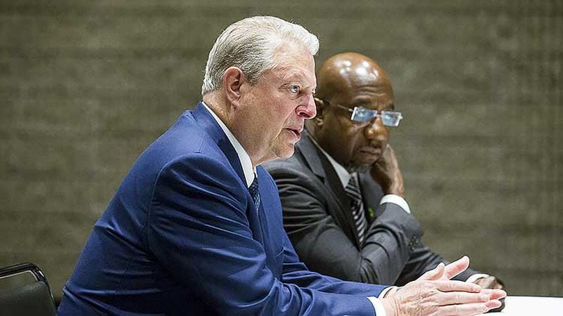 Former U.S. senator, vice president and Democratic presidential nominee Al Gore is in town to bring his Climate Reality Leadership Corps to Atlanta for a three-day meeting to train activists on environmental justice and climate change.