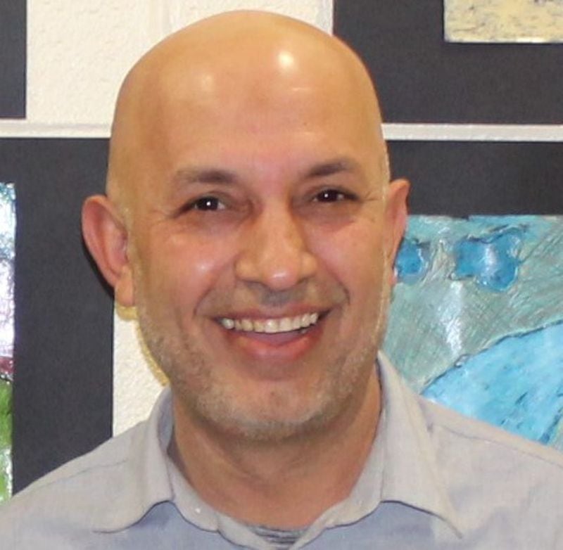 Sayed Naqawe is shown in 2019, before the COVID-19 pandemic, at River Trail Middle School. (Courtesy of River Trail Middle School)