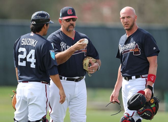 Photos: Braves’ spring training workouts continue