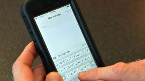 Cobb County residents can now send text messages to 911 for help.All major carriers, including Verizon, AT&T, and T-Mobile, have completed integration for the Cobb County Text to 911 system and the feature is now available to majority of wireless customers in the county. PHOTO ILLUSTRATION by KENT D. JOHNSON/KDJOHNSON@AJC.COM