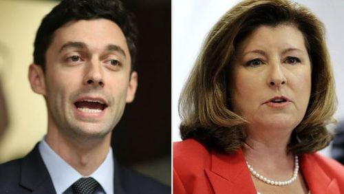 Democrat Jon Ossoff and Republican Karen Handel are headed to a June 20 runoff for the 6th District seat in U.S. Congress.