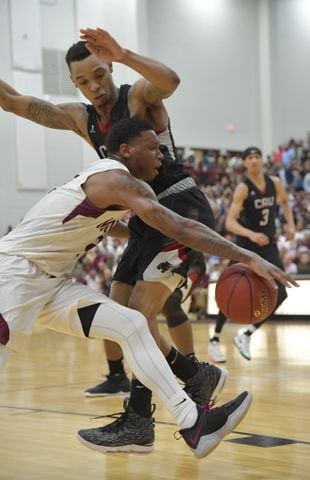 Photos: Atlanta rivals Clark and Morehouse battle in basketball