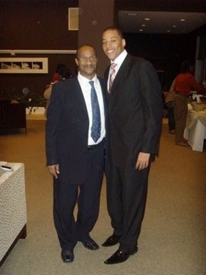 The Rev. Otis Byrd Sr. with his son Otis Byrd Jr. CONTRIBUTED