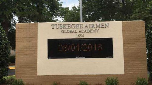 Tuskegee Airmen Global Academy. (Photo from Tuskegee Airmen Global Academy’s Facebook page)