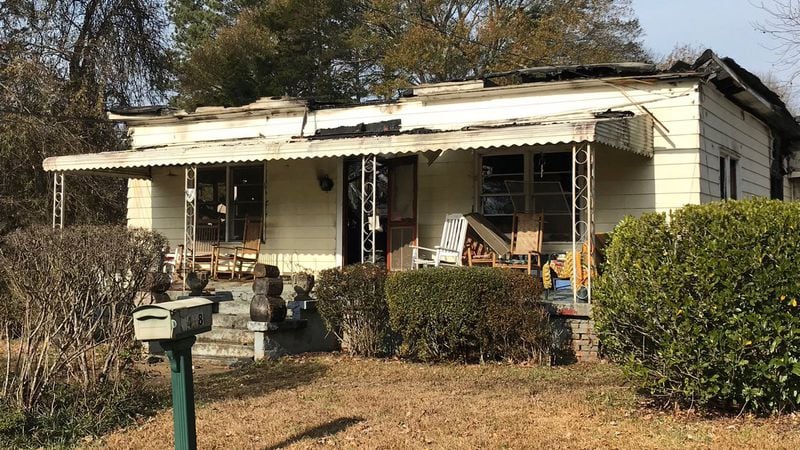 The fire killed Coweta County resident Ellinor Madrak and destroyed the home. (Credit: Channel 2 Action News)