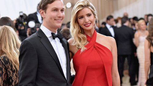 NEW YORK, NY - MAY 02: Jared Kushner and wife Ivanka Trump attend the 'Manus x Machina: Fashion In An Age Of Technology' Costume Institute Gala at Metropolitan Museum of Art on May 2, 2016 in New York City. (Photo by Mike Coppola/Getty Images for People.com)