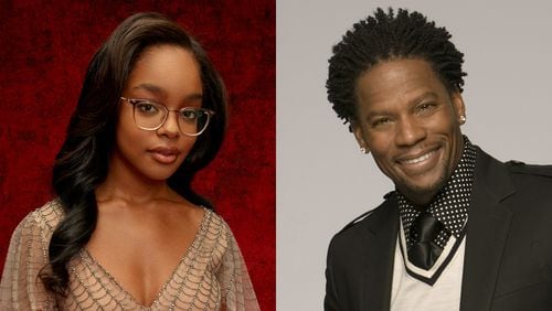 Marsai Martin from "black-ish" stars in a new film for Paramount+ "Fantasy Football." A new Fox sitcom stars D.L. Hughley ("The DL"). Both started production the past month in Georgia. PUBLICITY PHOTOS