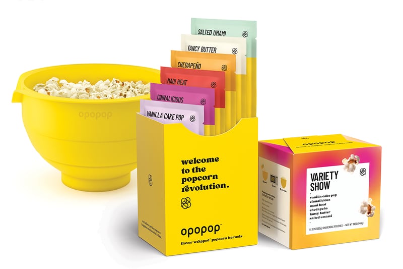 Products from Opopop Popcorn. / Courtesy of Opopop