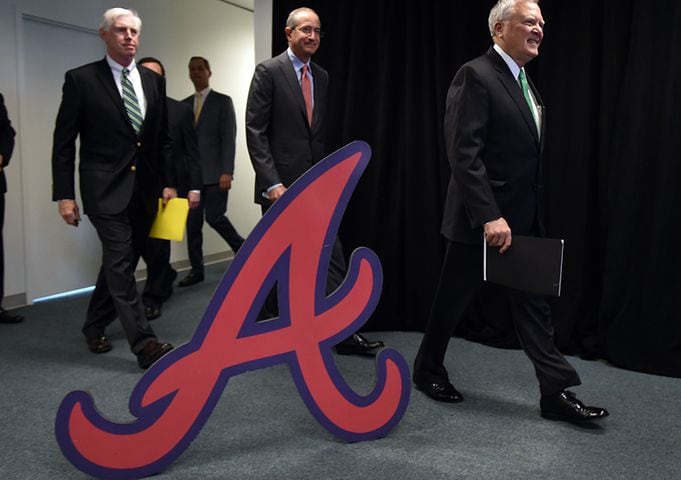 Photos: Braves, Comcast announce stadium deal