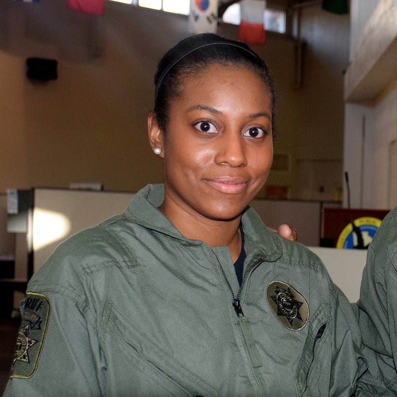 Deputy LaShira Norwood is the first female sniper and SWAT member for the Fulton County Sheriff’s Office.
