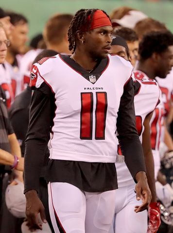 Photos: Falcons face Jets in exhibition opener
