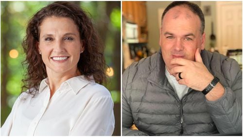 Marcy Westmoreland Sakrison and Philip Singleton, both Republicans, are facing each other in a runoff election being held Tuesday. They will replace former state Rep. David Stover, who resigned earlier this year. Submitted photos.
