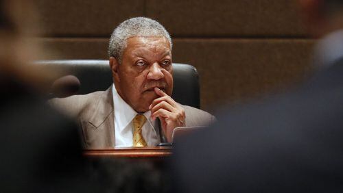 Fulton County Commission Chairman Robb Pitts was in a car hit by a drunk driver Thursday. BOB ANDRES /BANDRES@AJC.COM AJC FILE PHOTO