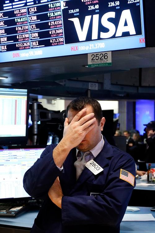 Bad day on Wall Street