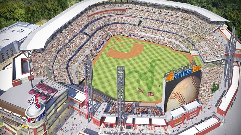 A look at new Braves stadium's outfield dimensions, wall heights