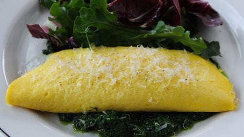 Bread &amp;; Butterfly makes one of Atlanta's most simple, eloquent renditions of a classic omelet. / Photo: Beckystein.com