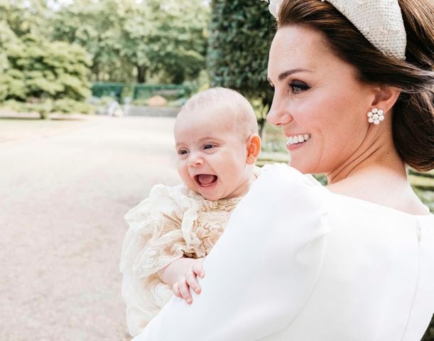 Prince Louis' christening portraits revealed: Kate Middleton, royal family stun in new photos
