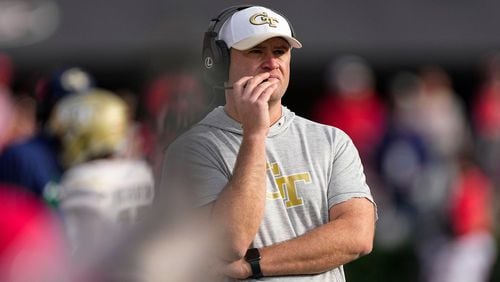 Georgia Tech hires Brent Key as head football coach.