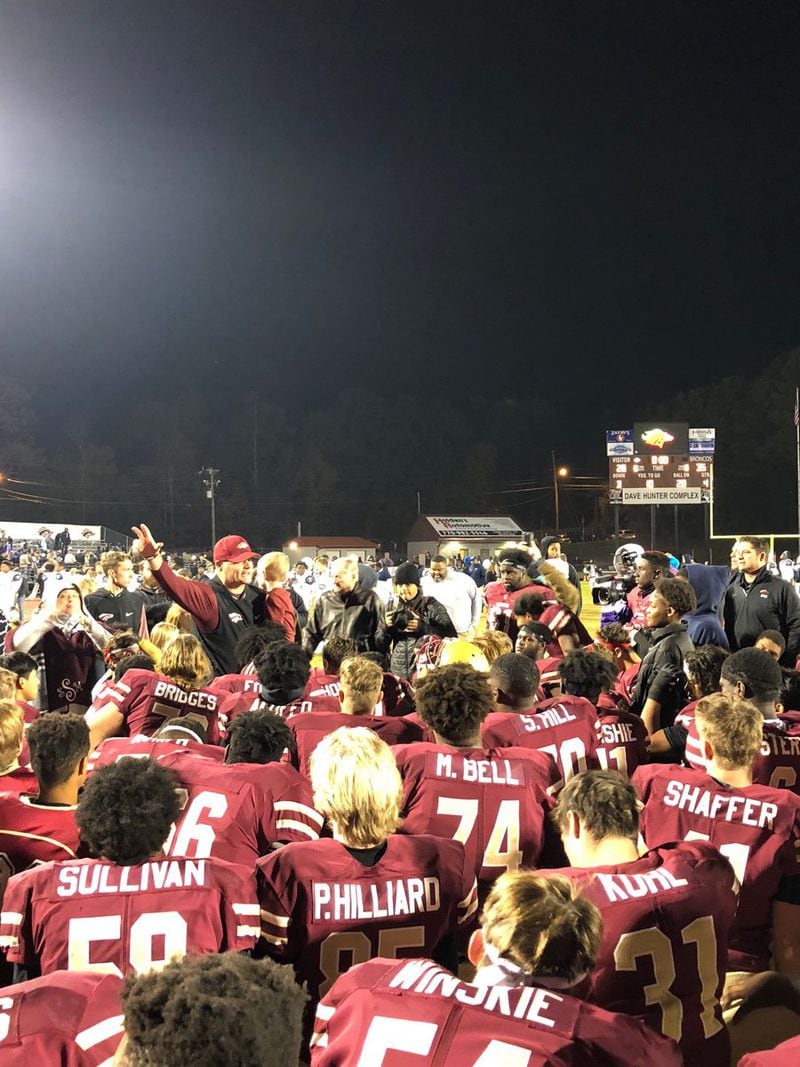  Brookwood is in the semifinals for the first time since 2010. Photo courtesy of Brookwood Football Twitter.
