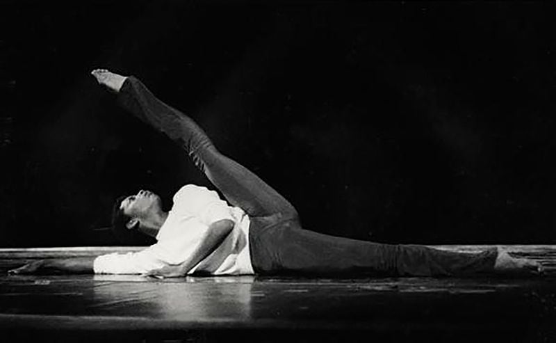 Gerard dances in the solo piece "Little Boy Wonder," which his mentor Alfred Gallman choreographed for him. Gallman remembers Gerard as a student with a sweet disposition who encouraged other dancers, despite the inherent competition among young dance students. (Courtesy of Duane Cyrus; photographer Paul Kolnik)