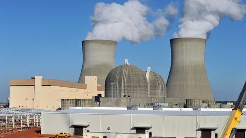 Georgia’s Plant Vogtle nuclear plant near Augusta. BRANT SANDERLIN / BSANDERLIN@AJC.COM