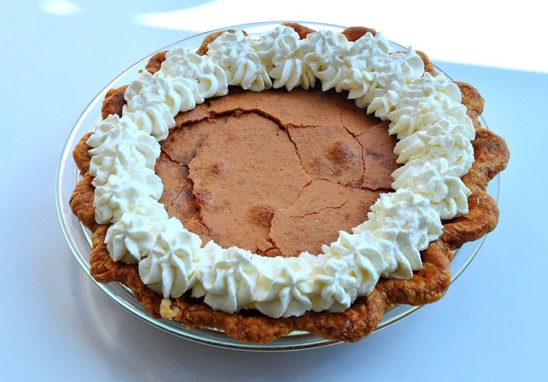 Brown Butter Chess Pie, developed by Briana Carson of Crave Pie Studio, wins even more fans with its bourbon whipped cream topping. 