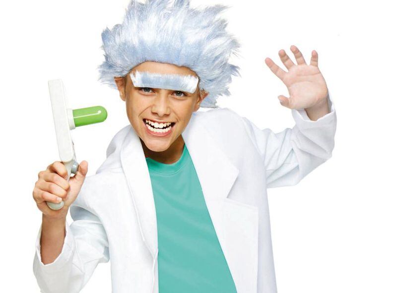 The Adult Swim cartoon “Rick and Morty” brings us a new version of the mad scientist. Photo: courtesy Spirit Halloween