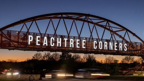 Peachtree Corners will consider a special-use permit on Tuesday that would allow a developer to convert an extended-stay hotel at the corner of Technology and Peachtree parkways into an apartment complex. (Courtesy City of Peachtree Corners)