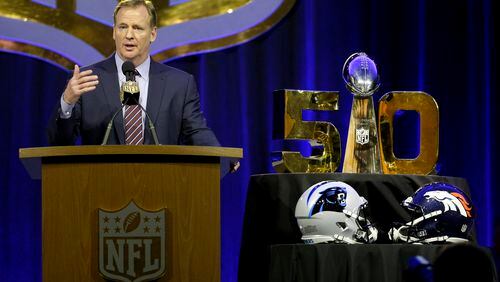 NFL Commissioner Roger Goodell. AP Photo/Charlie Riedel