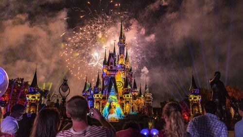 Disney debuted its new Magic Kingdom nighttime show "Happily Ever After" on Friday, May 12, 2017. (Matt Stroshane/Walt Disney Co.)