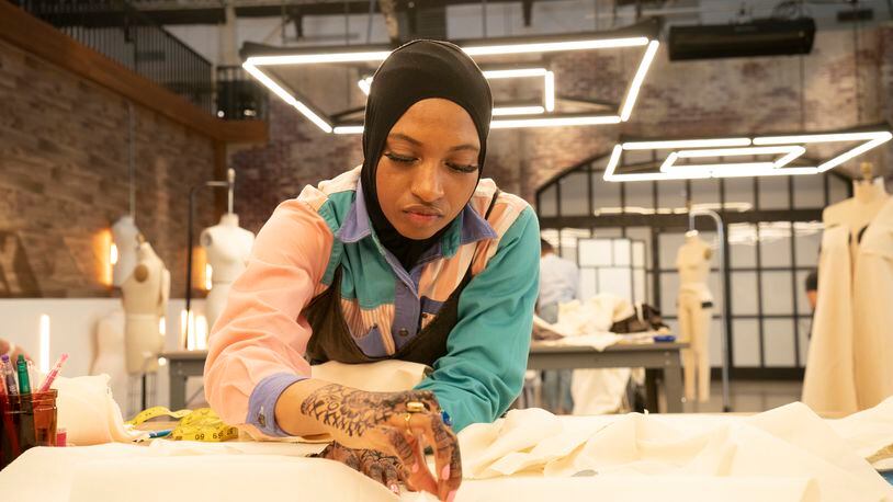 PROJECT RUNWAY -- "Blast Off" Episode 1801 -- Pictured: Asma Young -- (Photo by: Barbara Nitke/Bravo)