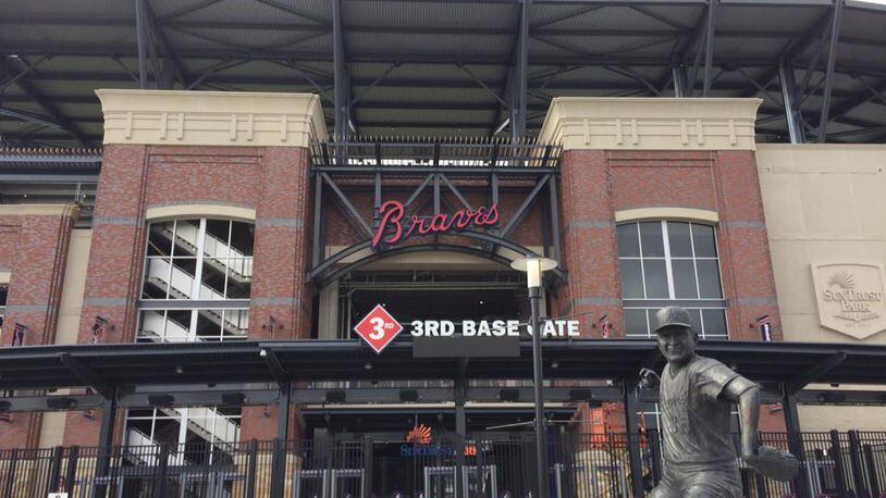 The Atlanta Braves and Cobb County want fans to buy tickets and parking in advance.